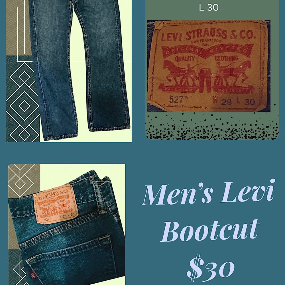 Men’s Levi 527 Bootcut Jeans